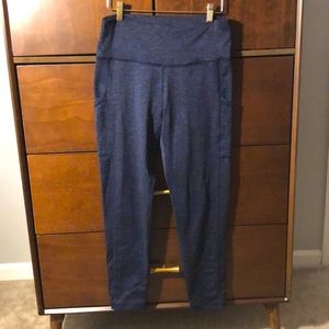 Aerie Heather Blue Leggings Sz L